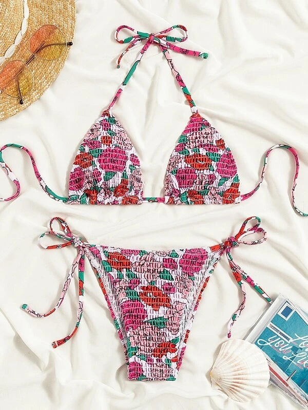 Damen Raffinierter Triangelbikini Echo Archiv