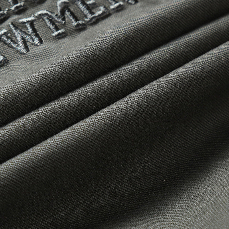 Herren Canvas-Fliegerblouson mit Frontklappentaschen, Ärmeltasche und Rippbündchen Echoarchiv