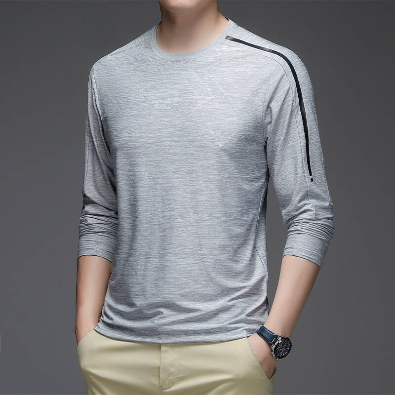 Herren Sportliches Langarm-Shirt mit innovativem Muster Echoarchiv