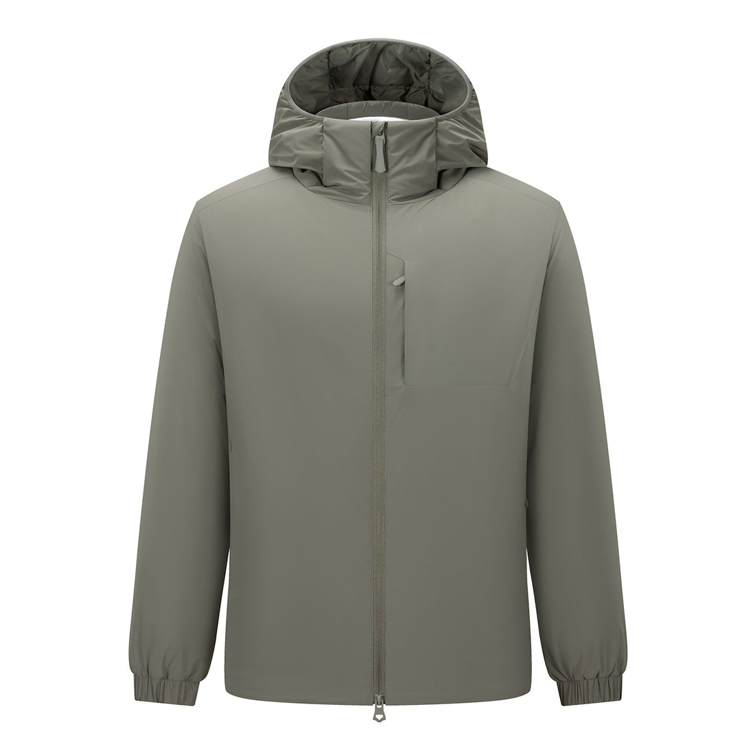Herren Kapuzen-Softshelljacke mit Zwei-Wege-Reißverschluss, wasserabweisender Membran und Brusttasche Echoarchiv