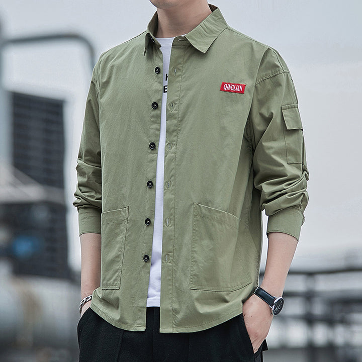 Herren modische Utility-Jacke mit großzügigen Taschen Echoarchiv