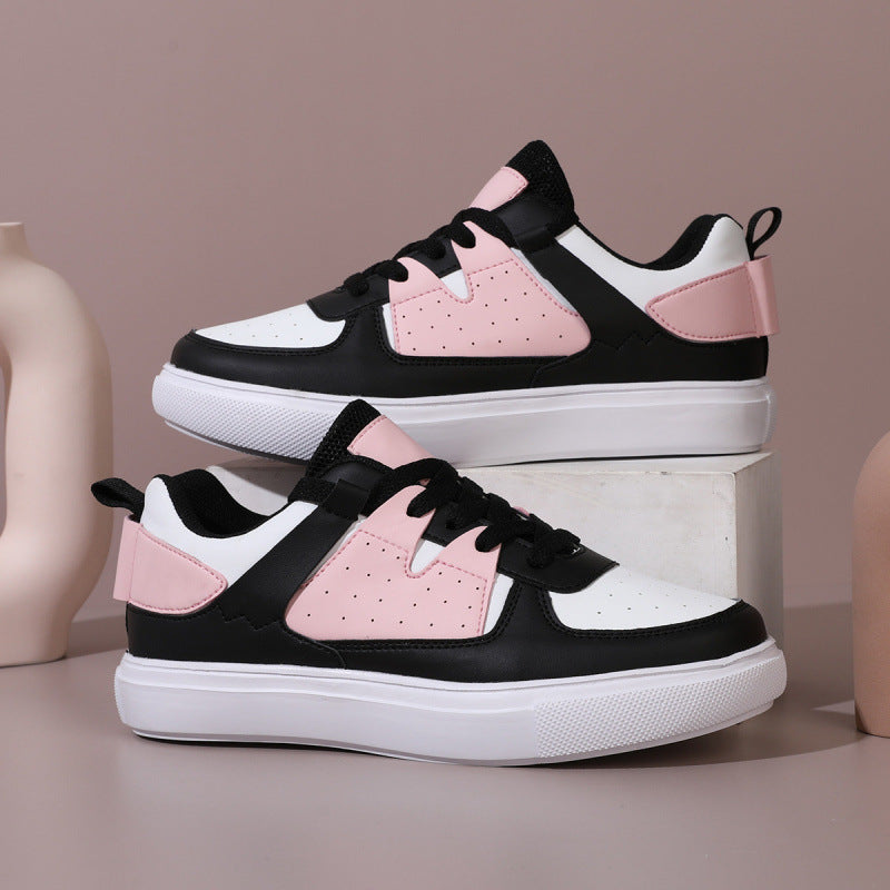 Herren Trendige Sneaker mit niedrigem Schaft, dicker Plateau-Sohle und synthetischem Leder Echoarchiv
