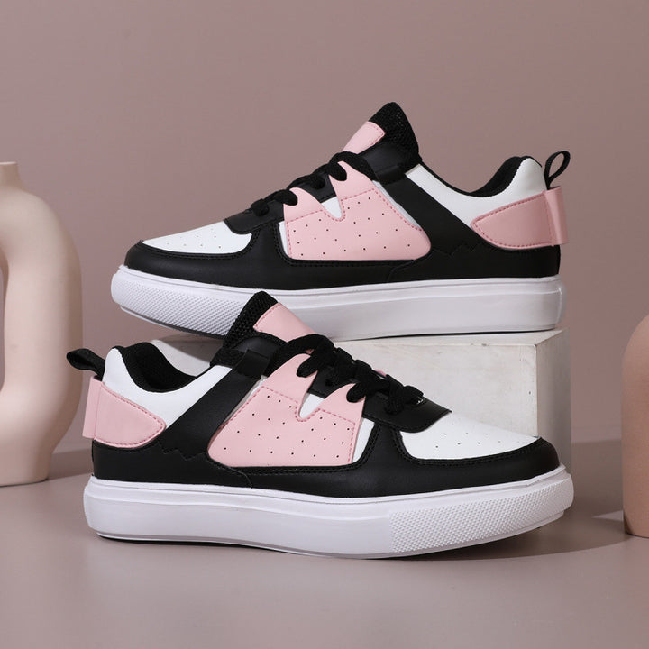 Herren Trendige Sneaker mit niedrigem Schaft, dicker Plateau-Sohle und synthetischem Leder Echoarchiv