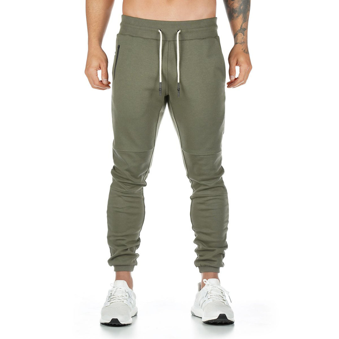 Herren bequeme Jogginghose mit praktischen Reißverschlusstaschen und elastischem Bund Echoarchiv