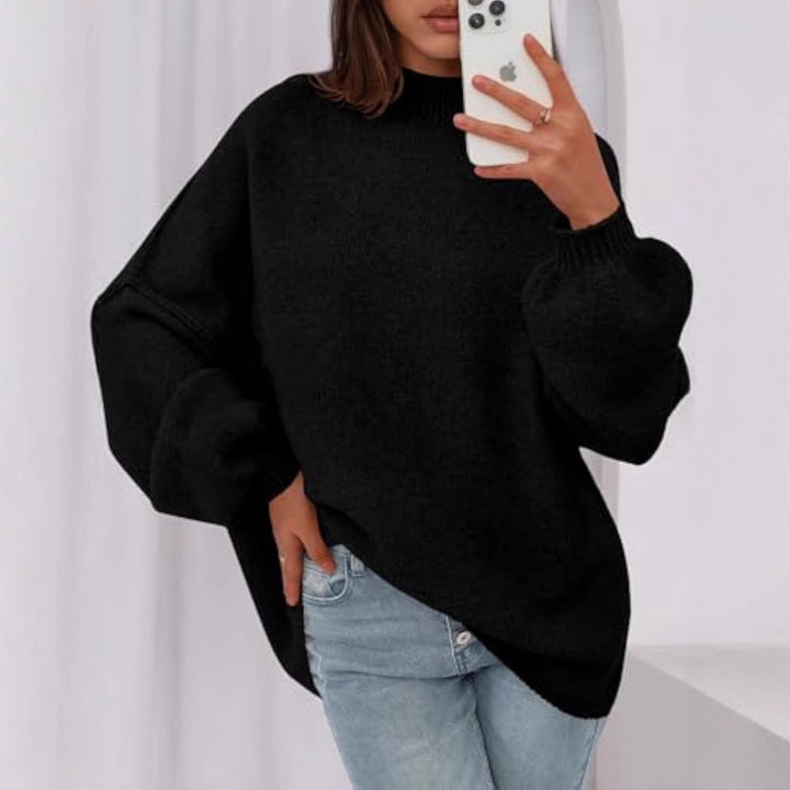 Damen Weicher Oversized Pullover Echo Archiv