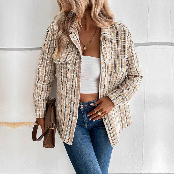 Damen Karo-Hemdjacke Echo Archiv