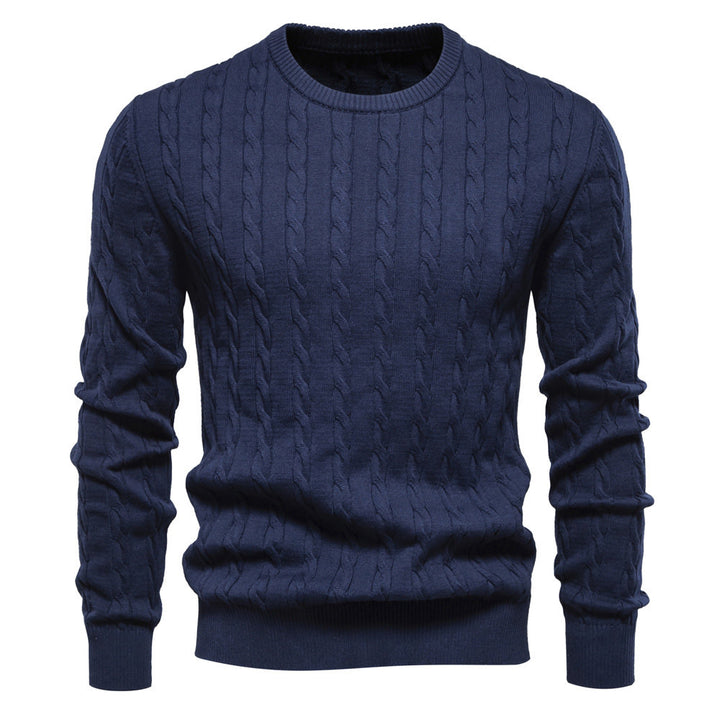 Herren Gemusterter Strickpullover Echoarchiv