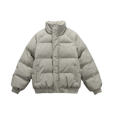 Damen Oversize gesteppte Steppjacke mit hohem Stehkragen und Rippbündchen Echoarchiv