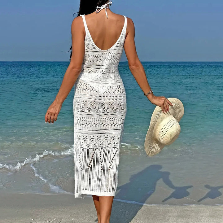 Damen lässiges Häkel-Strandkleid Echo Archiv