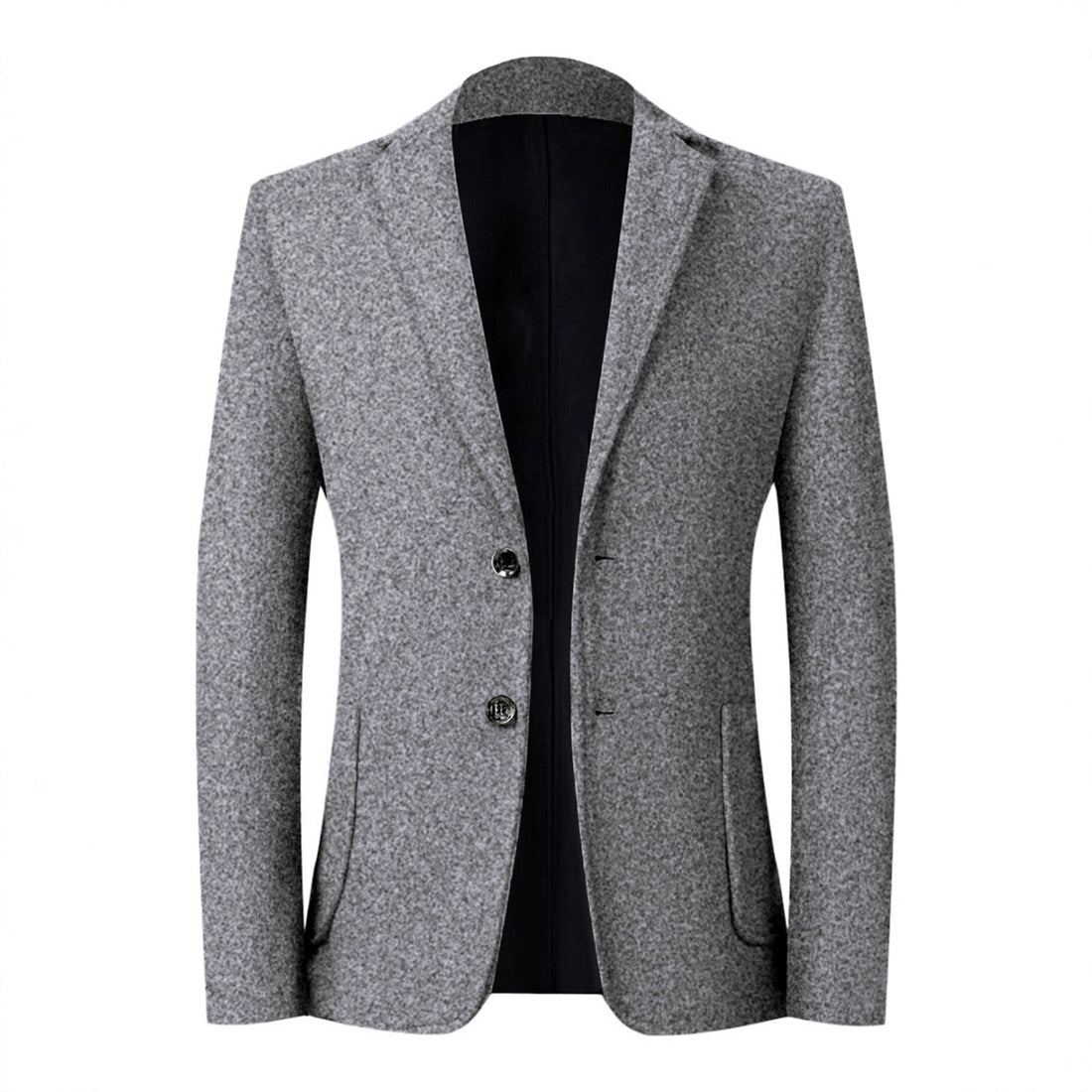 Herren eleganter, strukturierter Anzugblazer – Tianoro