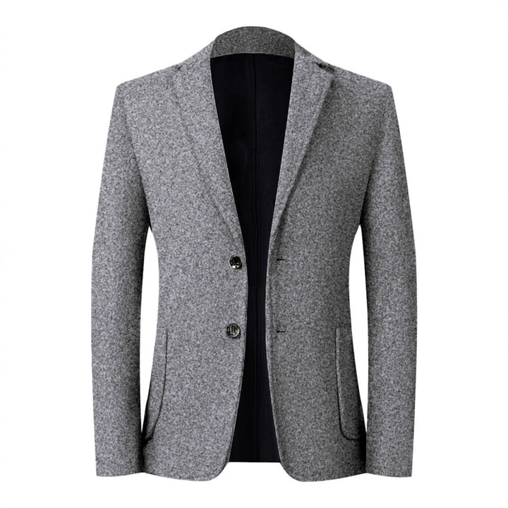 Herren eleganter, strukturierter Anzugblazer Echoarchiv