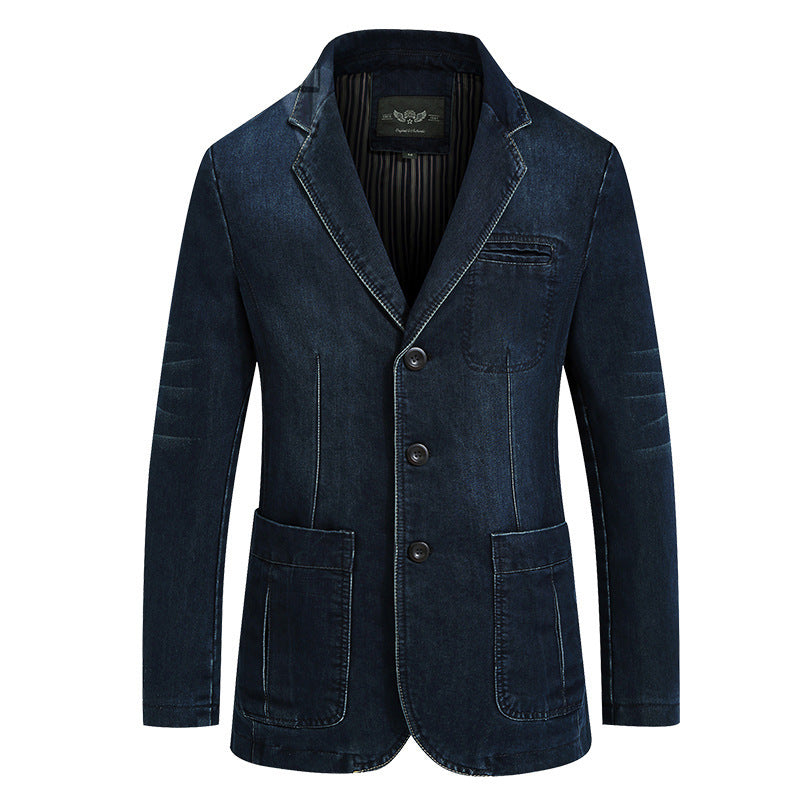 Herren eleganter Denim-Blazer Echo Archiv