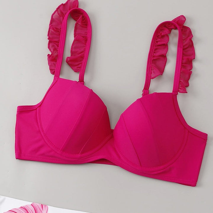 Damen Bikini-Set mit Rüschendetails und fließendem Rock Echo Archiv