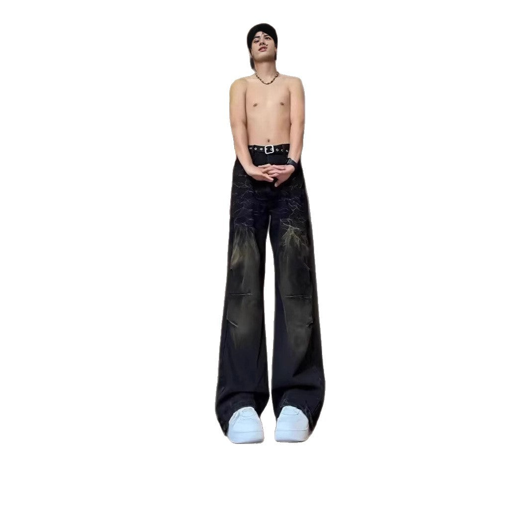 Damen Modische Oversized Jeans Echoarchiv
