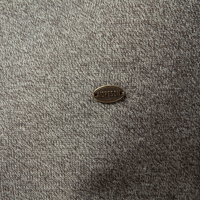 Herren Strickjacke mit modernem Stehkragen und praktischen Knöpfen Echoarchiv