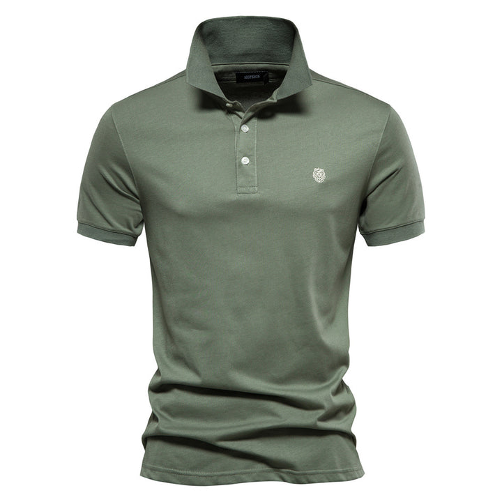 Herren Polo-Shirt mit feiner Piqué-Struktur und klassischem Kragen Echoarchiv