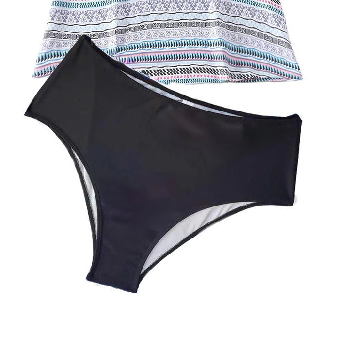 Damen Tankini-Set mit verspieltem Muster und bequemer Passform Echo Archiv