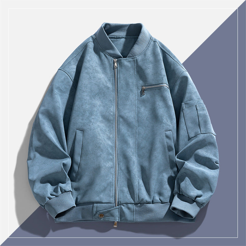 Herren Modische Bomberjacke mit praktischen Taschen Echo Archiv