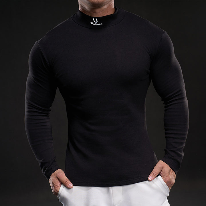 Herren Hochwertiges Funktionsshirt mit Stehkragen Echoarchiv
