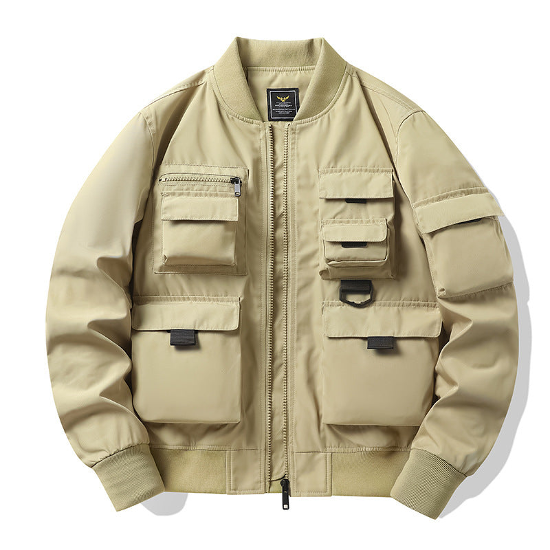 Herren Multitaschen-Tactical-Bomber mit modularen Außenfächern und D-Ring-Details Echo Archiv
