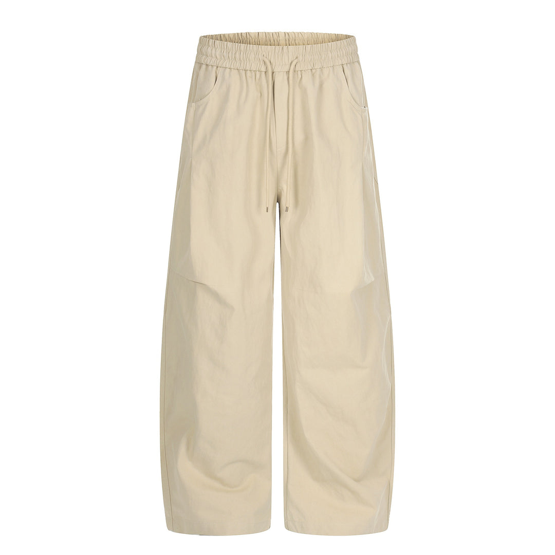 Damen Weite Culotte‑Hose mit elastischem Tunnelzugbund und großen Eingrifftaschen Echoarchiv