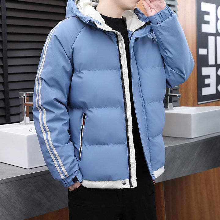 Herren Sportliche Daunenjacke mit hohem Kragen Echoarchiv