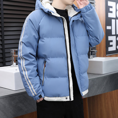 Herren Sportliche Daunenjacke mit hohem Kragen Echoarchiv