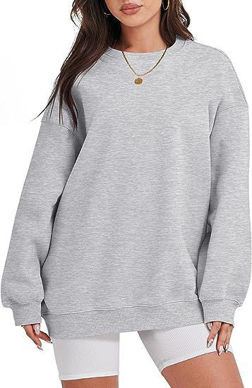 Damen nan extraweites Oversize-Sweatshirt mit überschnittener Schulter und angerautem Innenfutter Echo Archiv