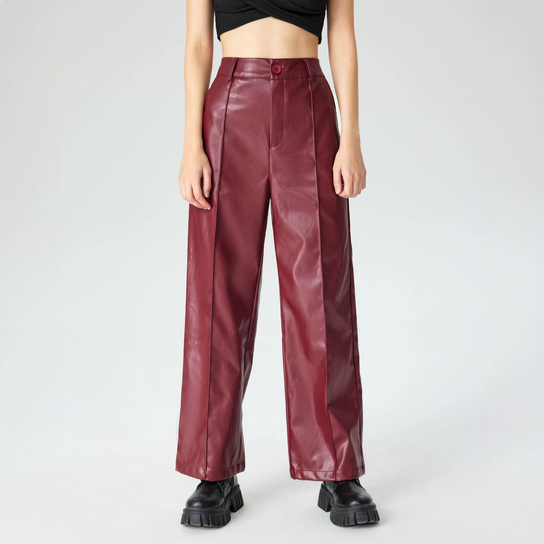 Damen Elegante Kunstlederhose Echo Archiv