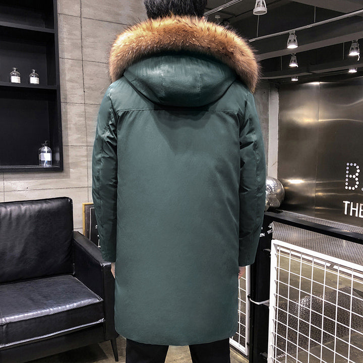Herren isolierte Winterjacke mit abnehmbarer Kapuze Echoarchiv