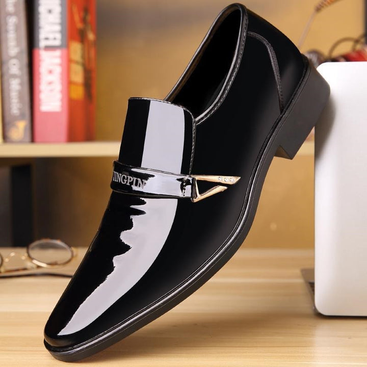 Herren Elegante Lacklederschuhe Echoarchiv