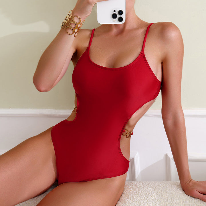 Damen Einteiler Badeanzug mit elegantem Cut-Out-Design Echo Archiv