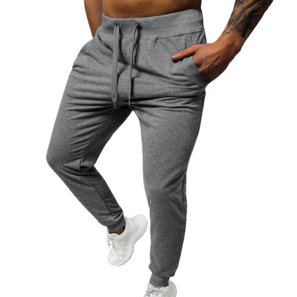 Herren bequeme Jogginghose mit seitlichen Taschen und elastischem Bund Echoarchiv