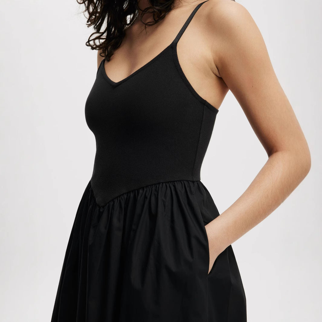 Damen Midi-Kleid mit lässigem Schnitt und praktischen Taschen Echo Archiv