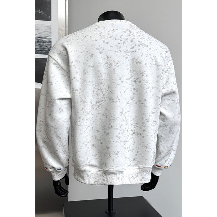 Herren Bequemer Sweatshirt mit Farbigen Akzenten Echo Archive