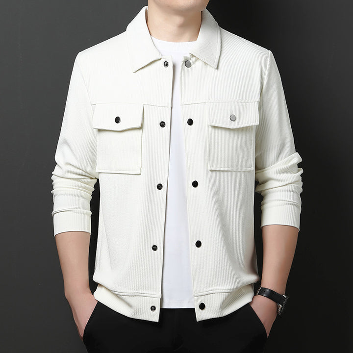 Herren modische Jacke mit praktischen Taschen und modernem Schnitt Echoarchiv
