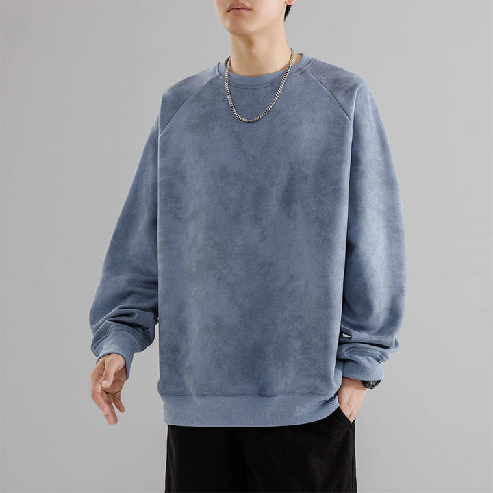 Herren lässiger Sweatshirt mit Raglanärmeln Echoarchiv