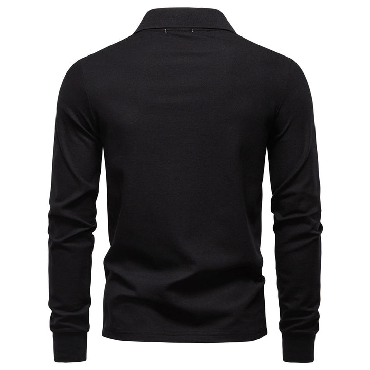 Herren Poloshirt mit klassischer Passform und kontrastierendem Kragen Echoarchiv