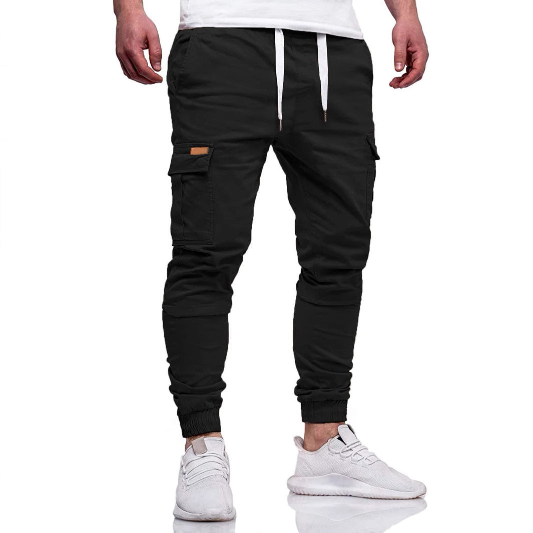 Herren Cargo-Jogginghose mit elastischem Bund und mehreren Taschen Echoarchiv