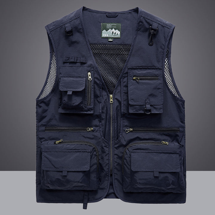 Herren Multifunktionale Angler- und Fotoweste Echo Archiv