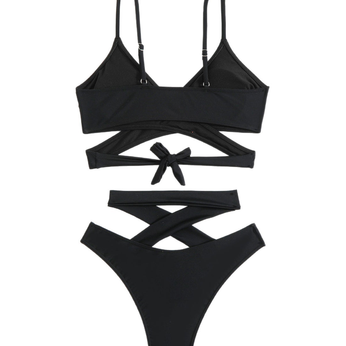 Damen Modischer Wickelbikini mit raffinierten Cut-Outs – Maréssa