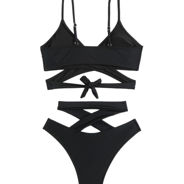 Damen Modischer Wickelbikini mit raffinierten Cut-Outs Echo Archiv