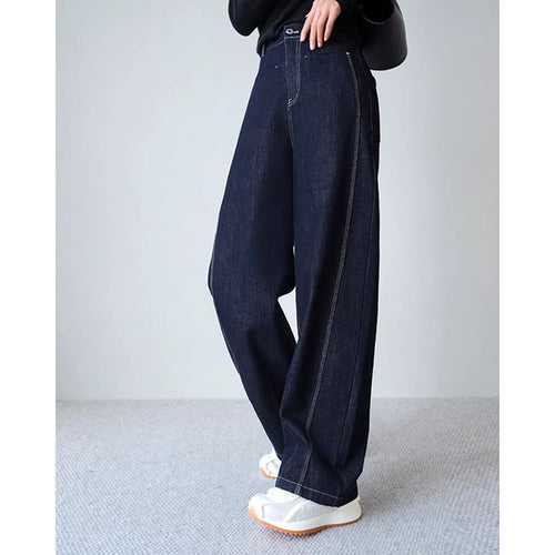 Damen Weite Jeans mit hohem Bund Echoarchiv