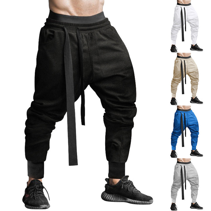 Herren Sportliche Relaxed Fit Jogginghose mit verstellbarem Bund Echoarchiv
