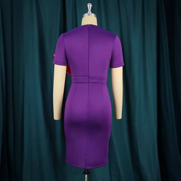 Damen figurbetontes Kleid mit eleganter Schleifen-Applikation Echo Archiv