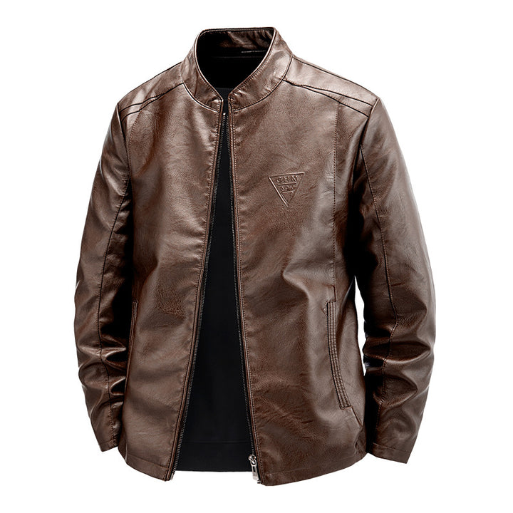 Herren Hochwertige Kunstlederjacke Echo Archiv