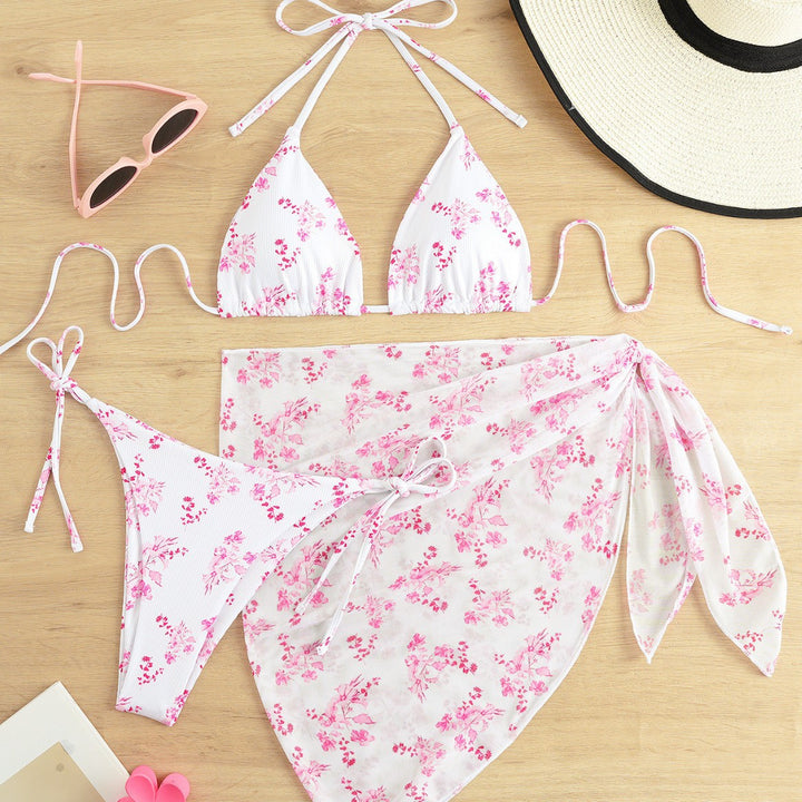 Damen Triangel-Bikini-Set mit elegantem Wickelrock Echo Archiv