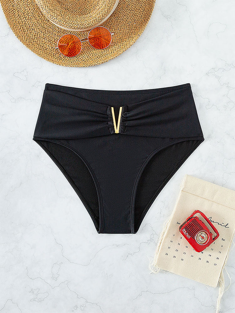 Damen Hochgeschnittener Bikini-Slip mit dekorativem Gürteldetail Echo Archiv
