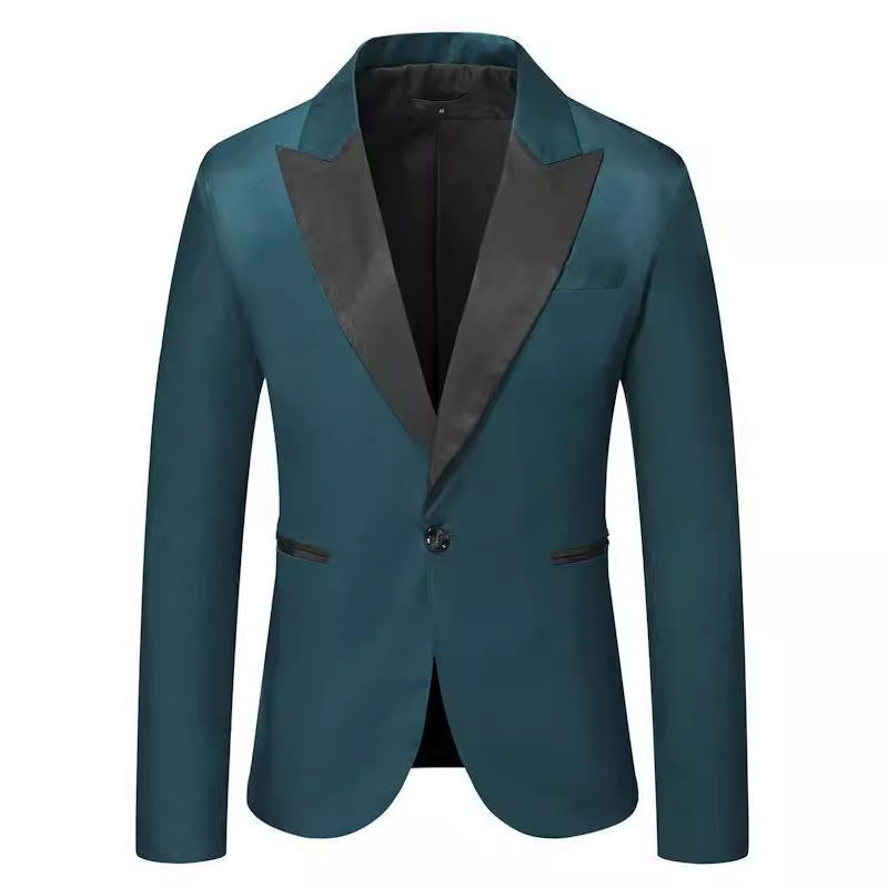 Herren Glamouröser Leopardenmuster Blazer Echoarchiv