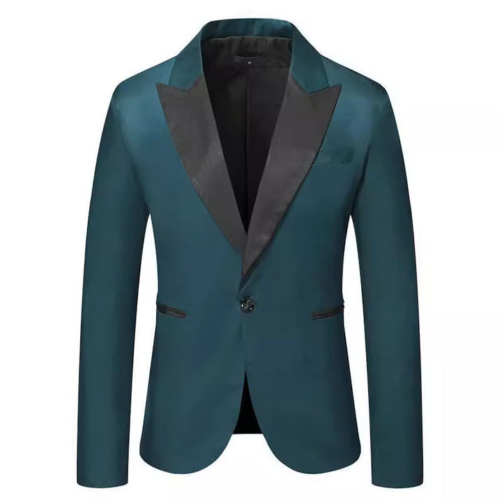 Herren Glamouröser Leopardenmuster Blazer Echoarchiv